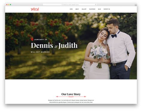 Wed Best Matrimonial Website Template Design 2024 Colorlib