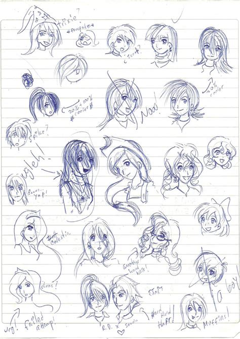 Mlp Fim Humans Sketches By Ghosthead Nebula On Deviantart
