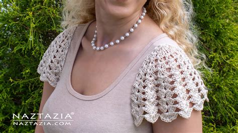 How To Crochet Lace Sleeves Naztazia