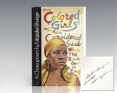 For Colored Girls Who Have Considered Suicide When The Rainbow Is
