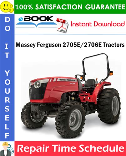 Massey Ferguson 2705e2706e Tractors Repair Time Schedule Manual Pdf