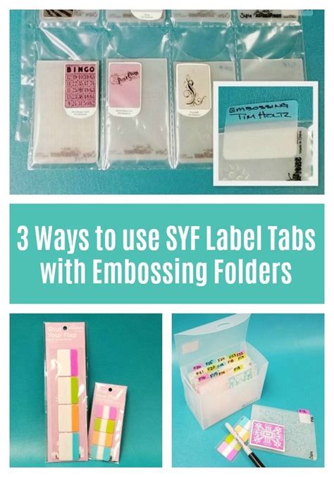 20 Best How To Organize Embossing Folders Images On Pinterest Craft