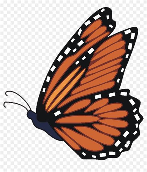 Butterfly Monarch Clipart Transparent Png Flying Monarch Butterfly