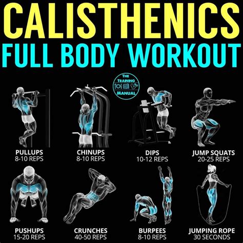 Gymwizz Full Body Calisthenics Workout Calisthenics Workout Plan