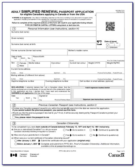 Guyana Passport Renewal Forms Online Form Resume