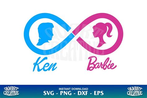 Ken Barbie Infinity Svg Gravectory