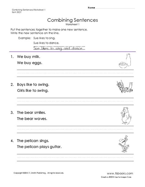 Welcome to the purdue owl. Combining Sentences Worksheet 1 | reading | Pinterest