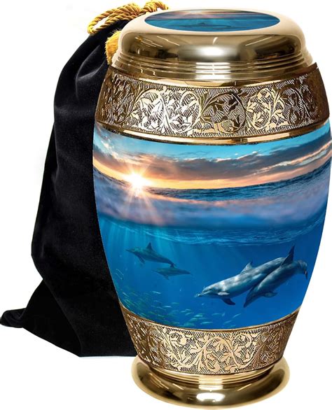 Amazon.com: Divine Dolphin Cremation Urn for Human Ashes Adult Female