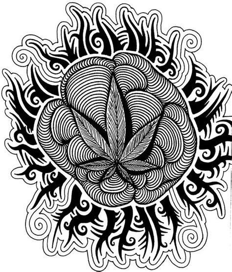 Cannabis Coloring Pages At GetColorings Free Printable Colorings