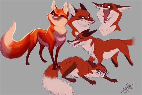 Pin By Justin Markure On A1 Reference Fox Character Animal Drawings