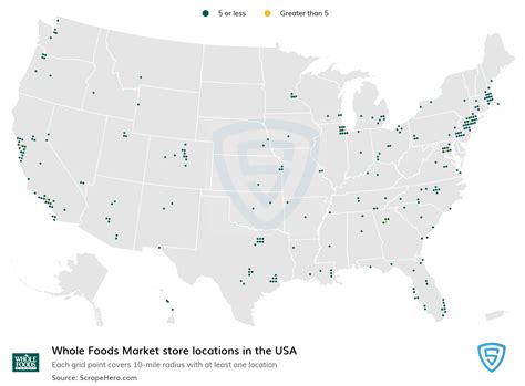 List Of All Whole Foods Market Store Locations In The Usa Scrapehero