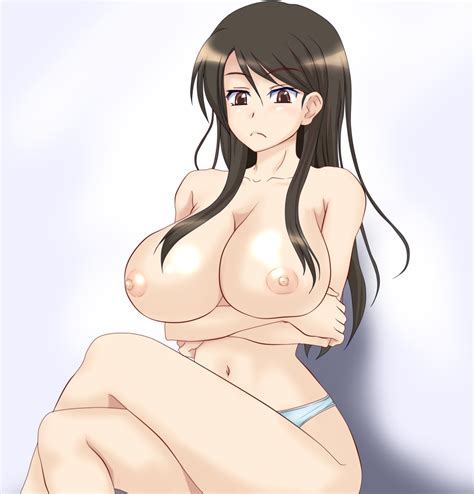Fukiyose Seiri Toaru Majutsu No Index Black Hair Breasts Crossed