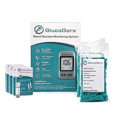 Buy Glucogorx Blood Glucose Diabetes Testing Kit Blood Test