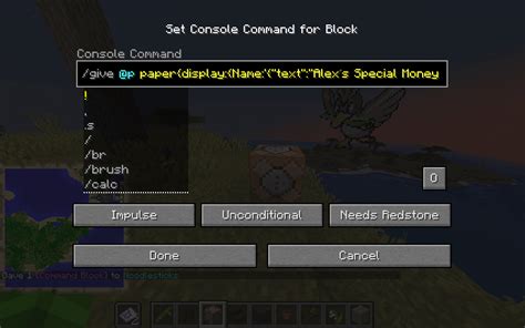 Minecraft Why Does The Villager Not Accept The Trade Commands Love