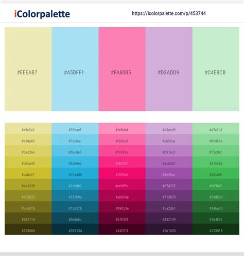 Pink Color Schemes Curated Collection Of Color Palettes