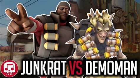 Junkrat Vs Demoman Rap Battle By Jt Music Overwatch Vs Tf2 Youtube