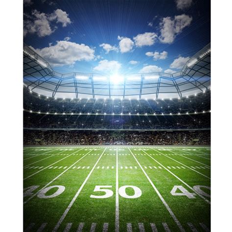 Football Field Printed Backdrop | Backdrop Express