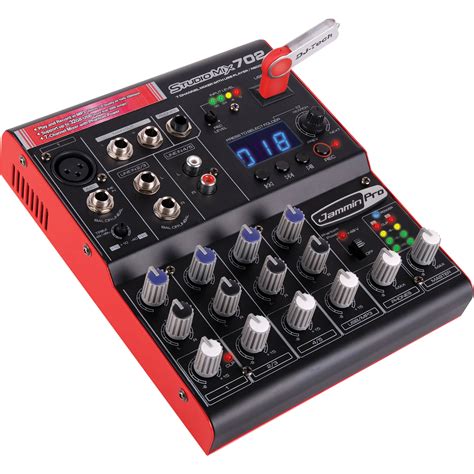 Jammin Studiomix702 7 Channel Mixer With Usb Studiomix 702 Bandh