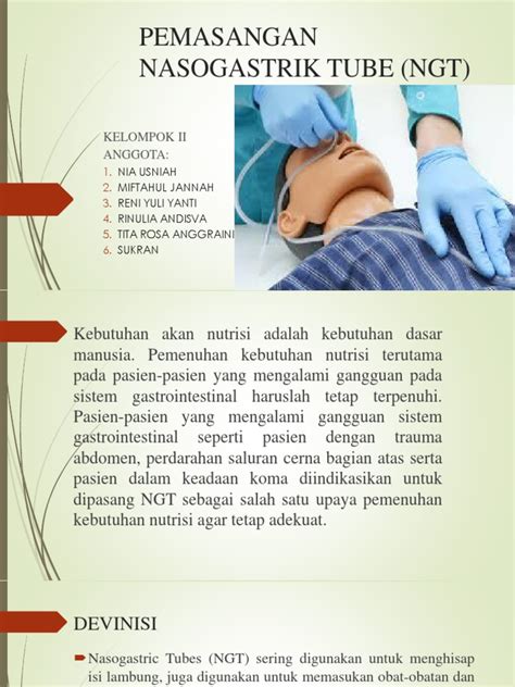 0821 399 466 03, rosydecoration. Pemasangan Nasogastrik Tube (Ngt)