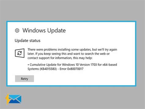 Fixed 8 Ways To Fix Windows Update Error 0x80070017