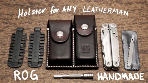 Any Leatherman Or Multitool Custom Leather Holster Sheath Handmade