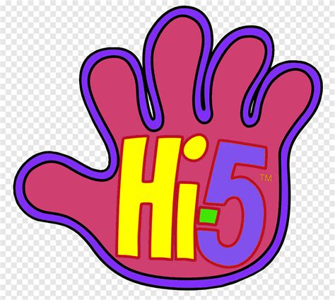 Logo Hi5 Hi 5 Purple Television Png Pngegg