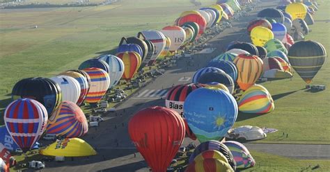 Hundreds Of Hot Air Balloons Reach For Records In France