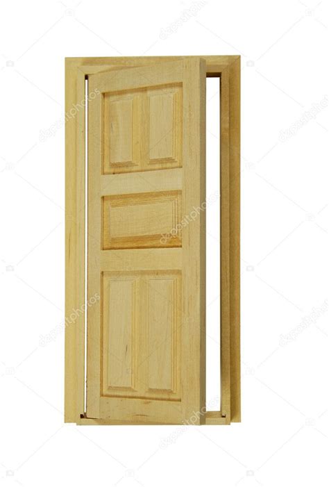 Wooden Door Partially Open — Stock Photo © Penywise 2130162