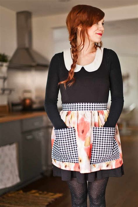 Sew Your Own Half Apron A Beautiful Mess