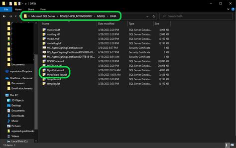 Sql Error Code Database Not Attached Myovision Technical Support