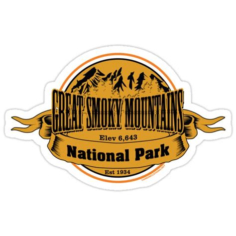 Great Smoky Mountains National Park Tennessee Stickers By