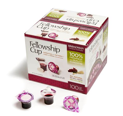 Fellowship Cup Prefilled Communion Cups 100 Cups