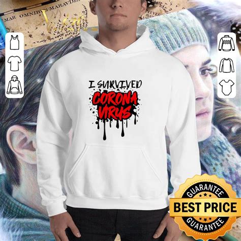 I Survived Coronavirus Shirt Hoodie Sweater Longsleeve T Shirt