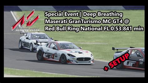 Assetto Corsa Special Event Deep Breathing Maserati GT MC GT4 Red