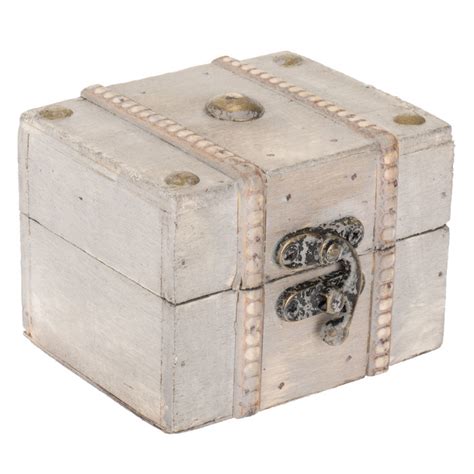 Cream Antiqued Wood Box Hobby Lobby 1638659