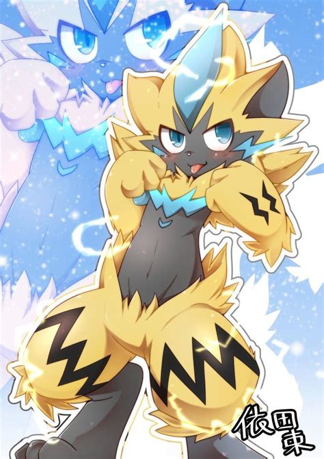 Zeraora By Tsukane Yoda Furry Pics Pokemon Pokemon Fan Art