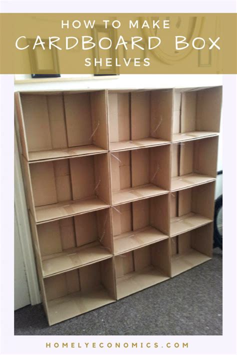 Best 20 Diy Cardboard Box Shelves Home Inspiration And Ideas Diy