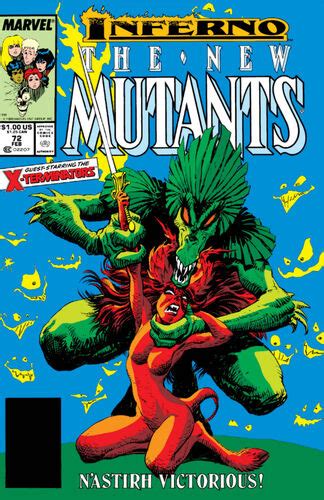 New Mutants Vol 1 72 Marvel Database Fandom