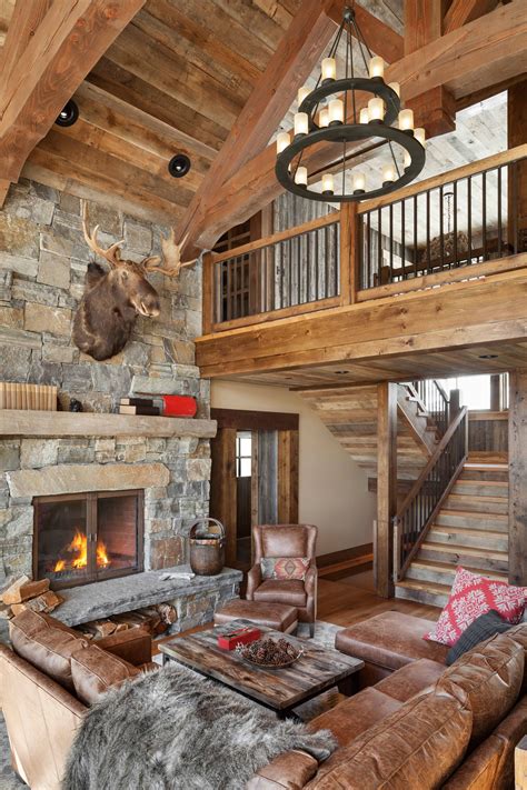 44 Extremely Cozy And Rustic Cabin Style Living Rooms Like Design Ideas