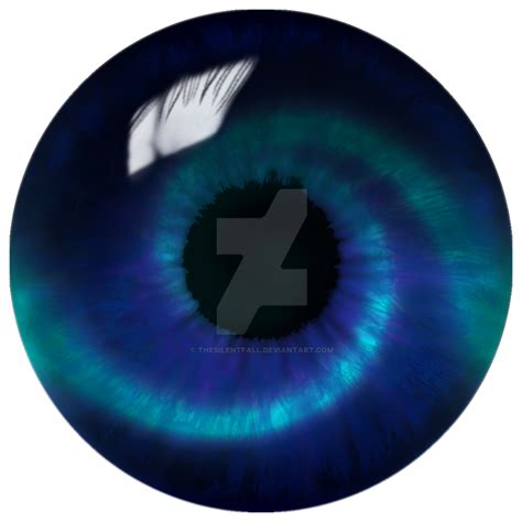 Blue Swirl Eye Finished By Thesilentfall On Deviantart