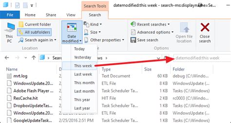 How To Search For Files From A Certain Date Range In Windows 8 And 10