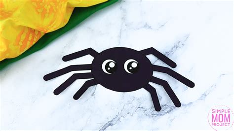 Free Printable Spider Craft Template Simple Mom Project