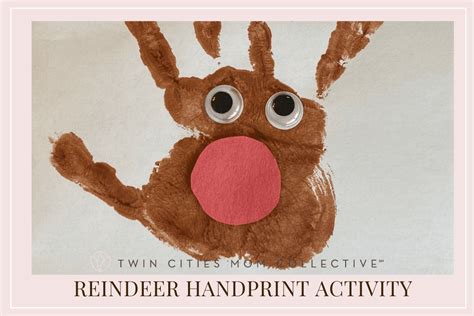 Get Crafty Reindeer Handprint Activity