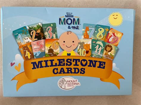 Milestone Cards Babies And Kids Infant Playtime On Carousell