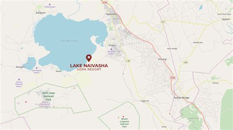 Lake Naivasha Sopa Resort Location