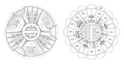 Architectural Drawings 8 Circular Plans That Defy Convention