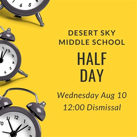 Half Day 810 Desert Sky Middle School
