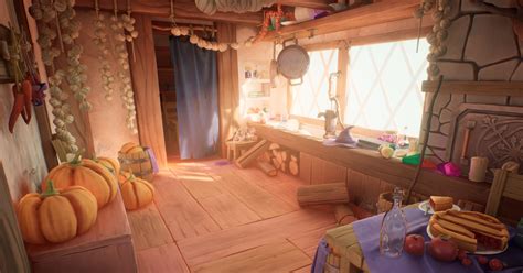 Creating A Stylized Witch Hut Interior In Ue4