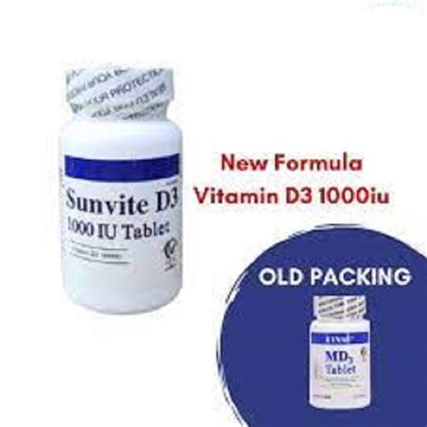Sunvite D3 1000iu 100 Tablets Expiry 012024 Bone Health Supplement