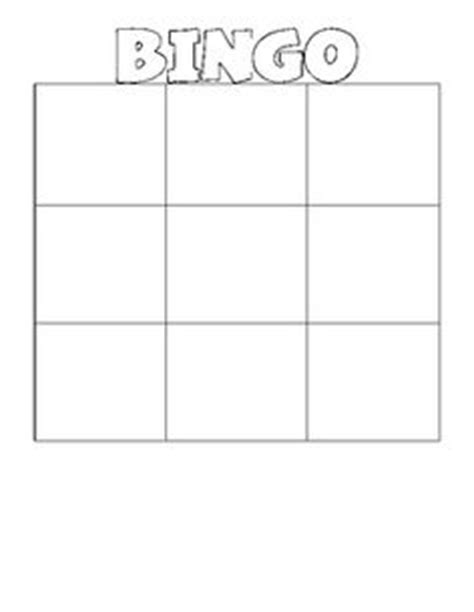 Choose 2 or 4 if you want to save paper. 4x4 Blank Bingo Card Template | Ekaluokkalaisille luokkaan | Pinterest | Bingo cards,Bingo ja ...